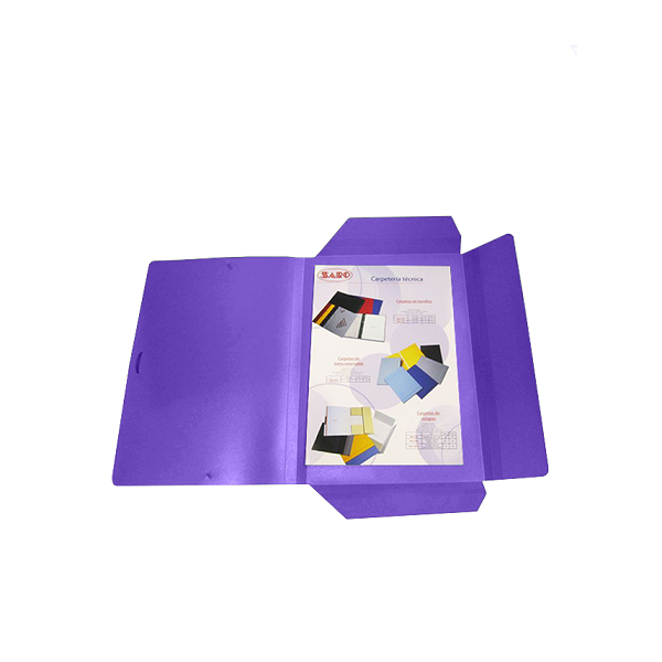 Carpeta gomas polipropileno Violeta