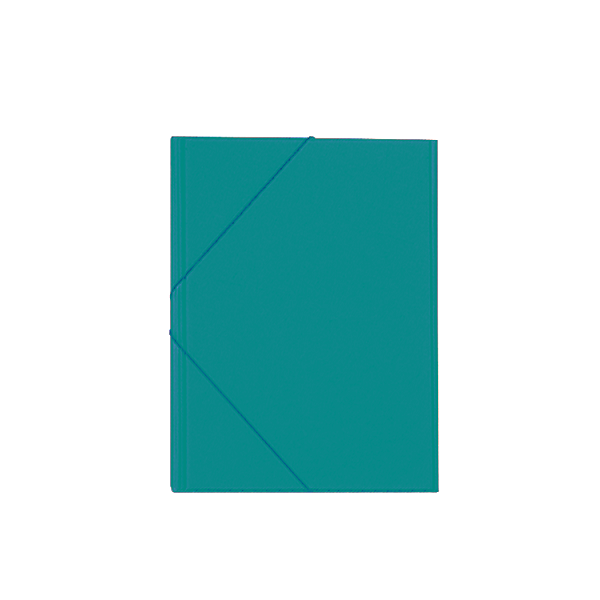 Carpeta gomas solapa PVC Saro. Verde