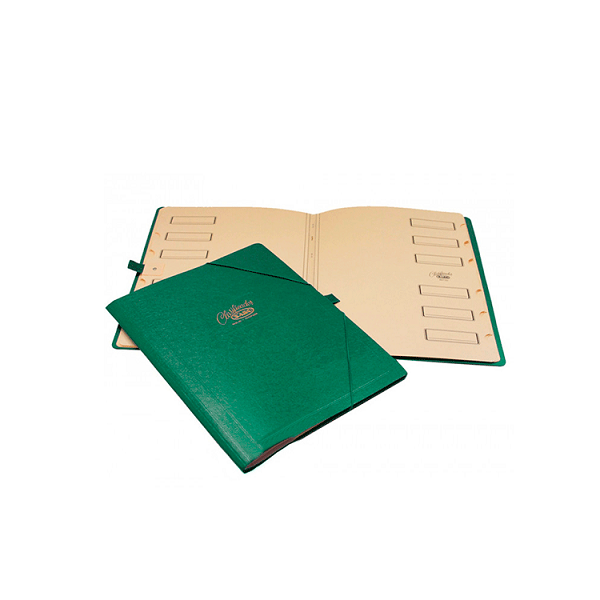 Carpeta gomas clasificadora Saro Verde