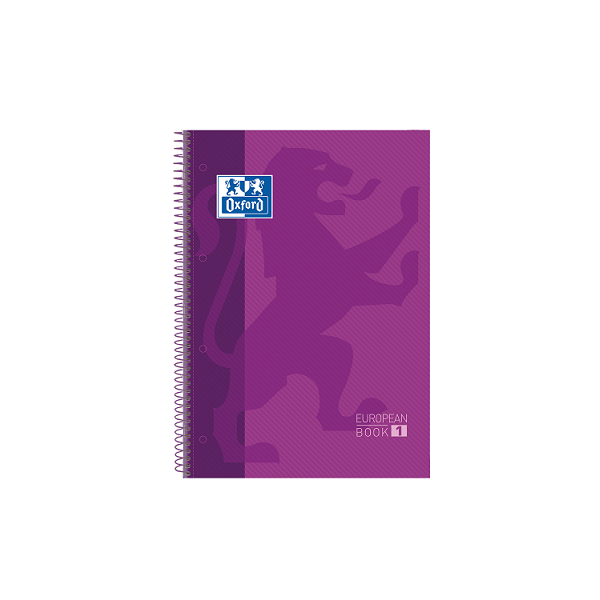 Cuaderno Oxford microperforado 80 h. Violeta