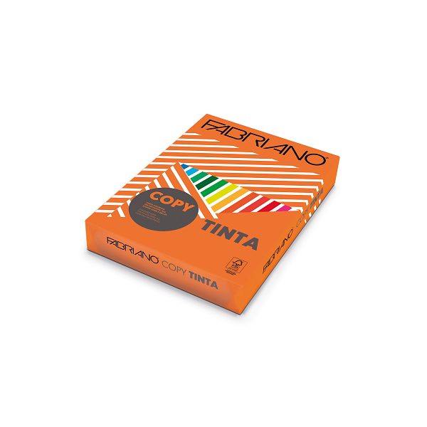 Paq. 500 h. papel Color Plus A4 Naranja