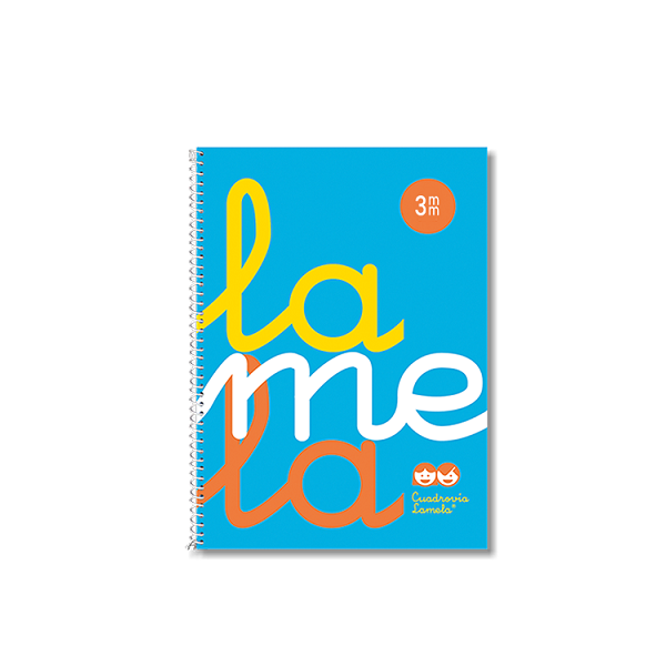 Cuaderno tapa pp. Cuadrovia f° 80 h. 3 mm Azul