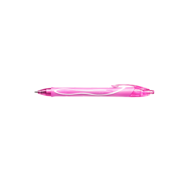 Bolígrafo Bic Gel-ocity Quick Dry Rosa