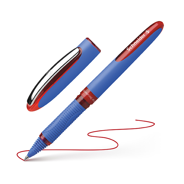 Roller Schneider one hybrid C punta cónica 0,5 mm Rojo