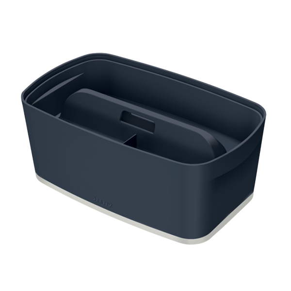 Caja Leitz MyBox Cosy peq. con tapa Gris