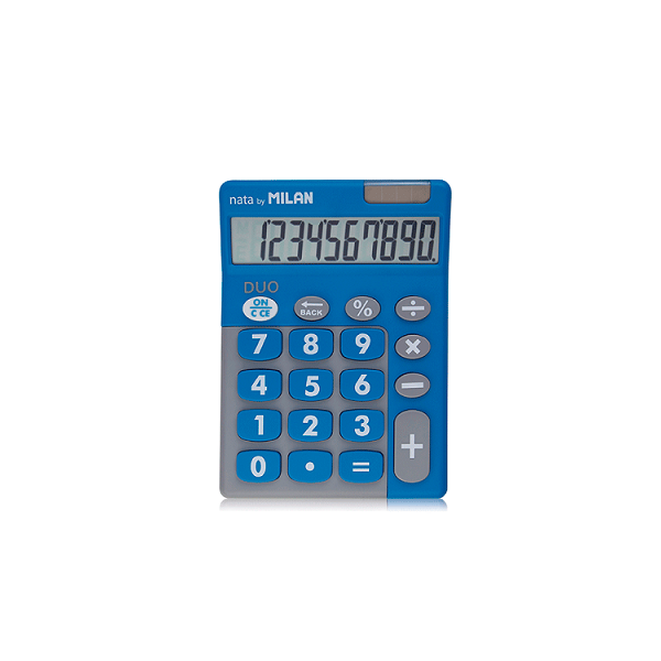 Calculadora Milan Duo azul