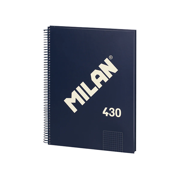 Cuaderno Milan 430 A4 80 h. 95 g 5x5 Azul