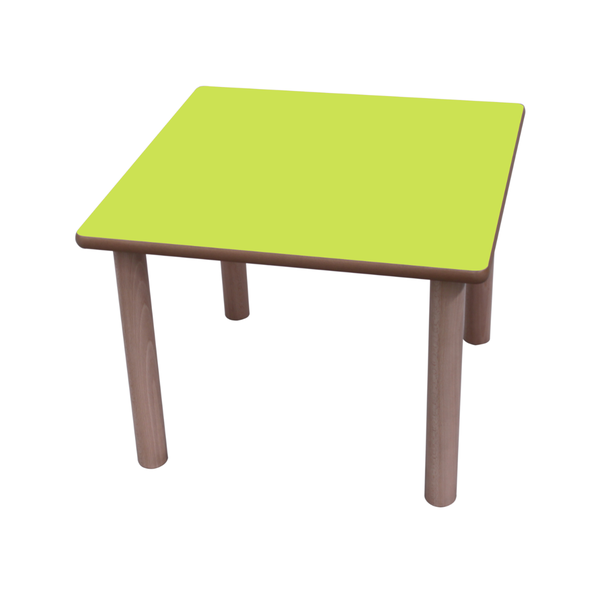 Mesa cuadrada 80x80 cm T0 Verde claro