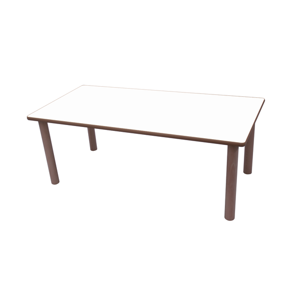 Mesa rectang. 120x60 cm T0 Blanco