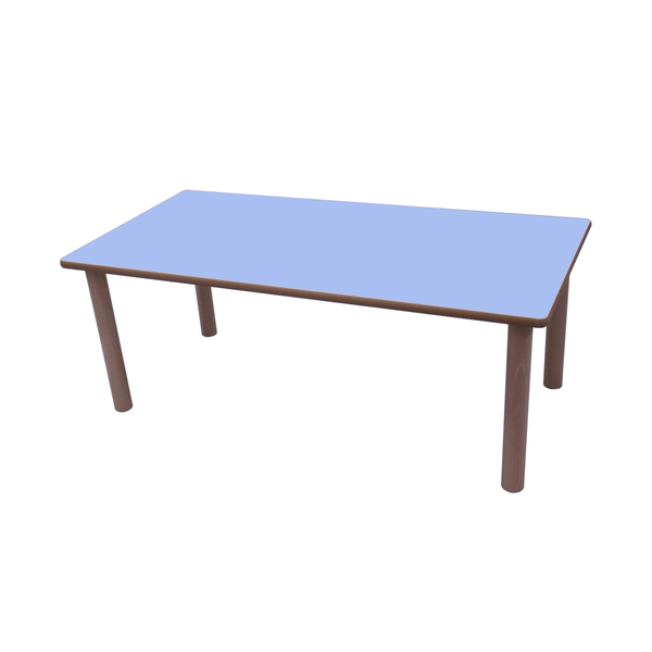 Mesa rectang. 120x60 cm T0 Azul claro