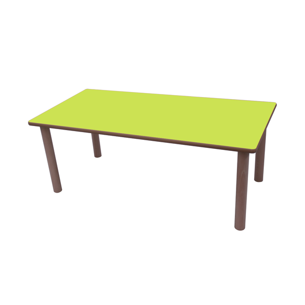 Mesa rectang. 120x60 cm T0 Verde claro