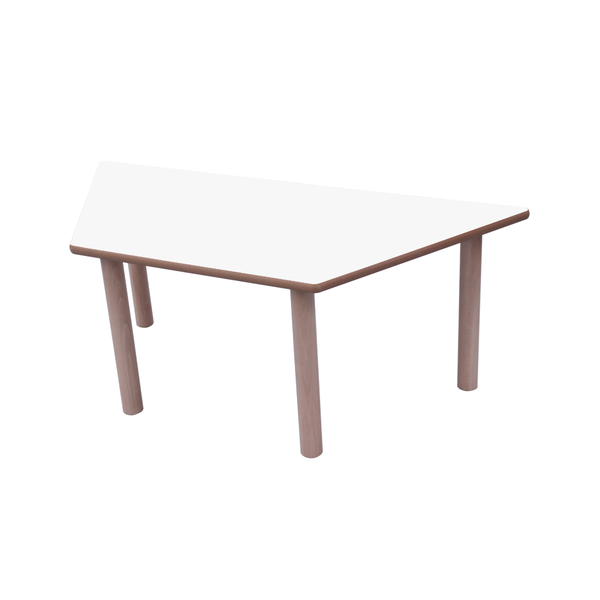 Mesa trapecio 120x60 cm T0 Blanco