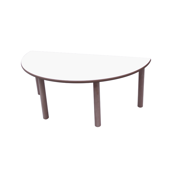 Mesa semiredonda T0 Blanco