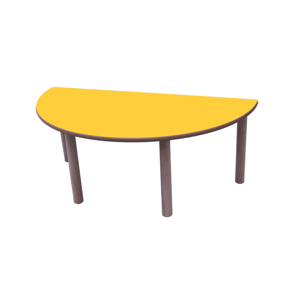 Mesa semiredonda T0 Amarillo