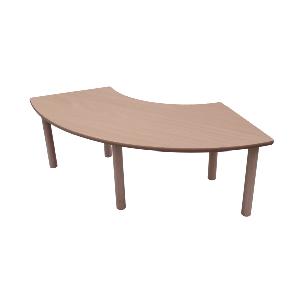Mesa 1/4 de aro 140x64 cm T0 Haya