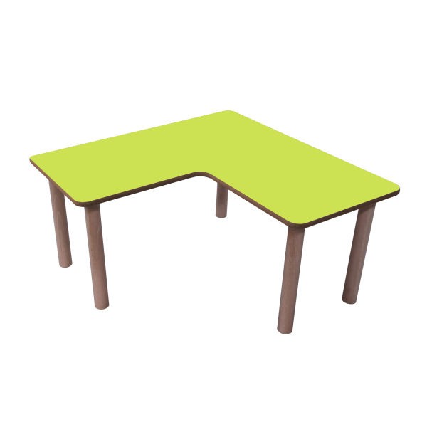 Mesa en L 90x90 cm T0 Verde