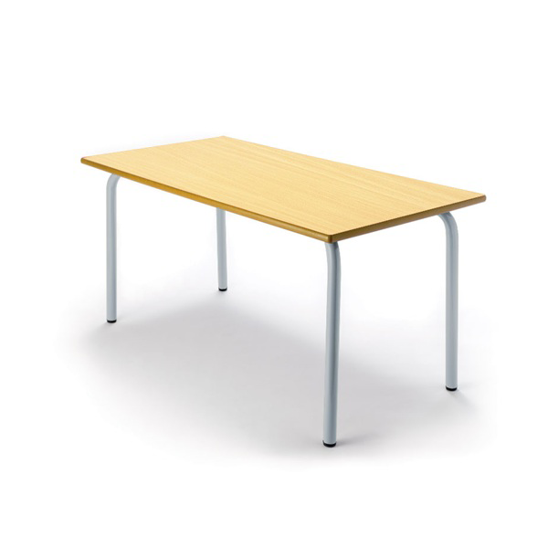 Mesa rectang. 207 120x60 cm T1 pata Gris encmr. Haya
