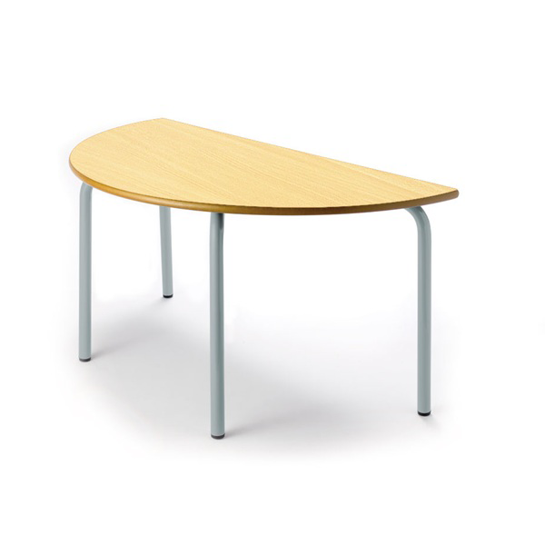 Mesa semicircular 208 120x60 cm T1 pata Gris encmr. Haya