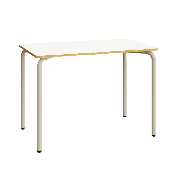 Mesa Rectangle 120x65 cm Blanco T1