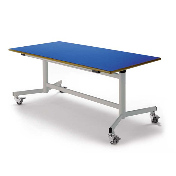 Mesa abatible 392 T2 pata Gris encmr. Azul