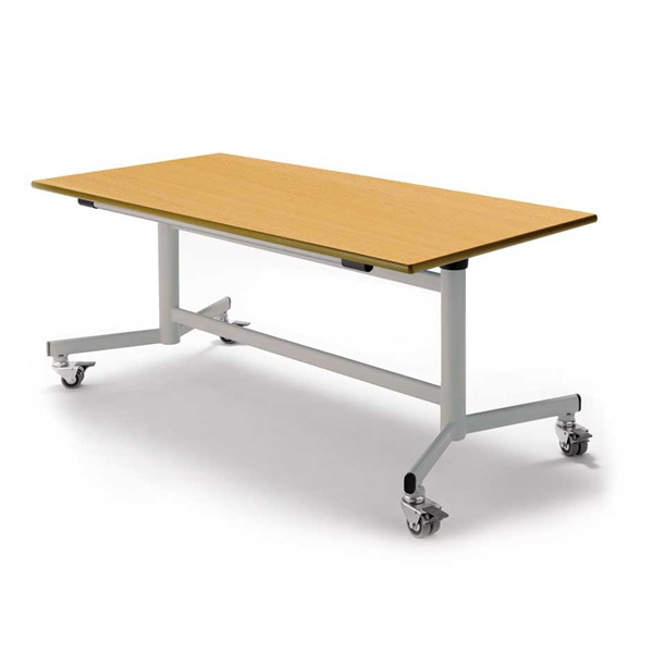 Mesa abatible 392 T2 pata Gris encmr. Haya