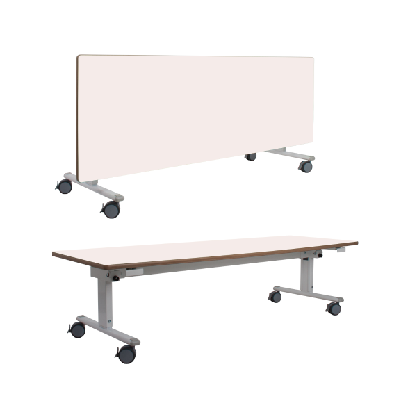 Mesa abatible regulable Infant. 120x60 cm T1~T3 Blanca