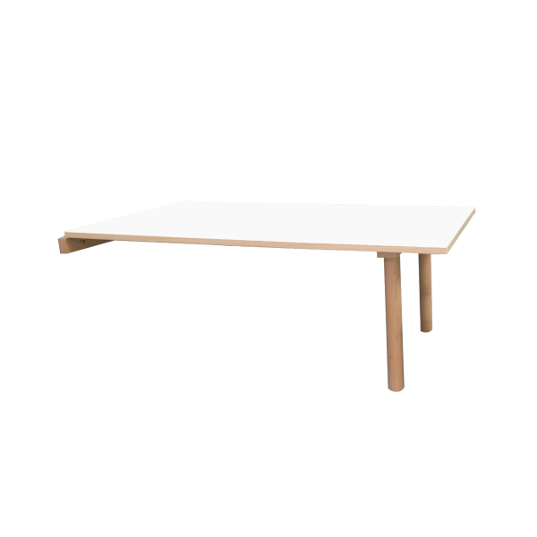Mesa abatible 120x65 cm T0 Blanco