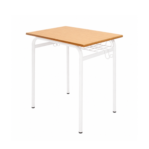 Pupitre 277 60x50 cm T4 pata Blanca encmr. Haya