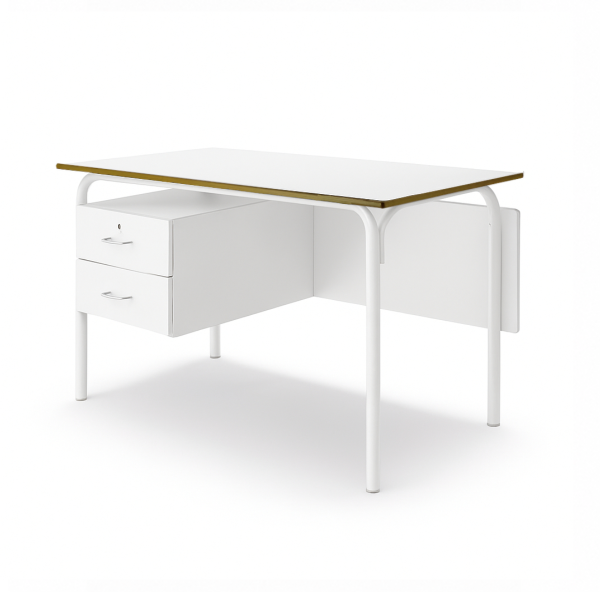 Mesa profesor 239 pata Blanca encmr. Blanca