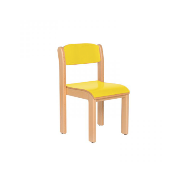 Silla madera T0 Amarillo