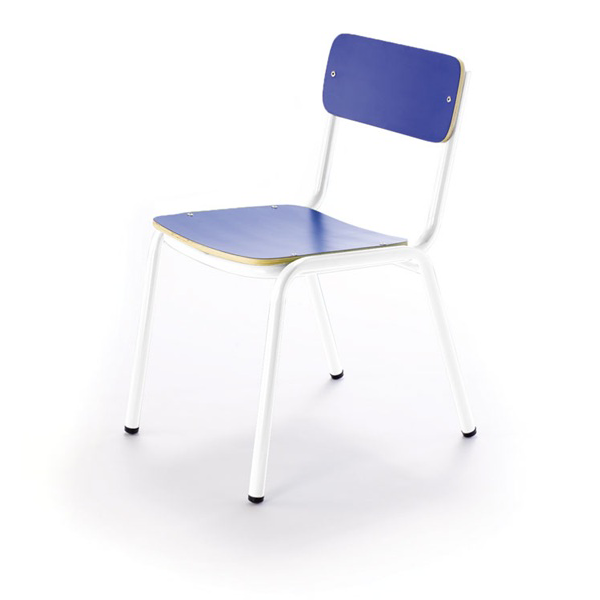 Silla infantil 210 T1 pata Blanca asiento Azul