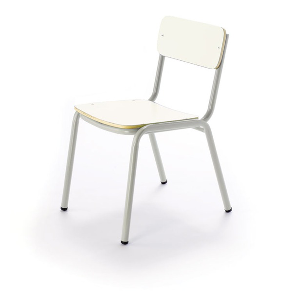 Silla infantil 210 T1 pata Gris asiento Blanco