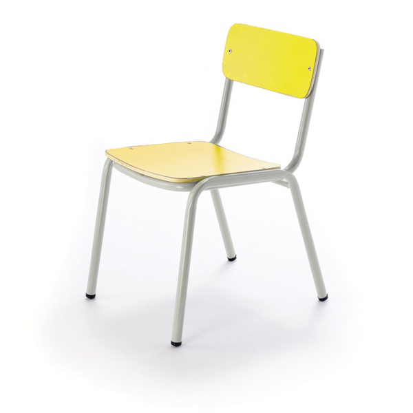 Silla infantil 210 T1 pata Gris asiento Amarilla