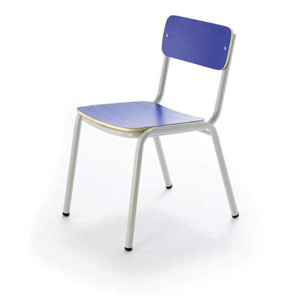 Silla infantil 210 T1 pata Gris asiento Azul