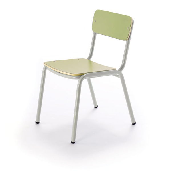 Silla infantil 210 T1 pata Gris asiento Verde claro
