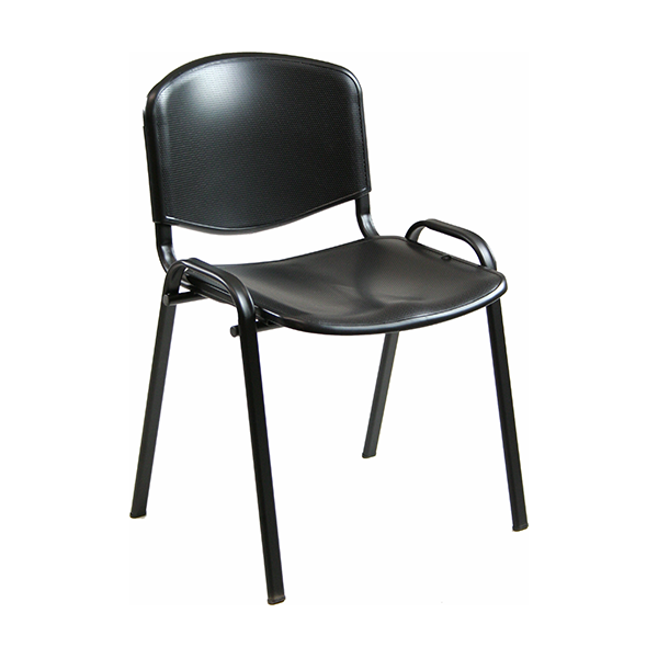 Silla Dado plástico negro