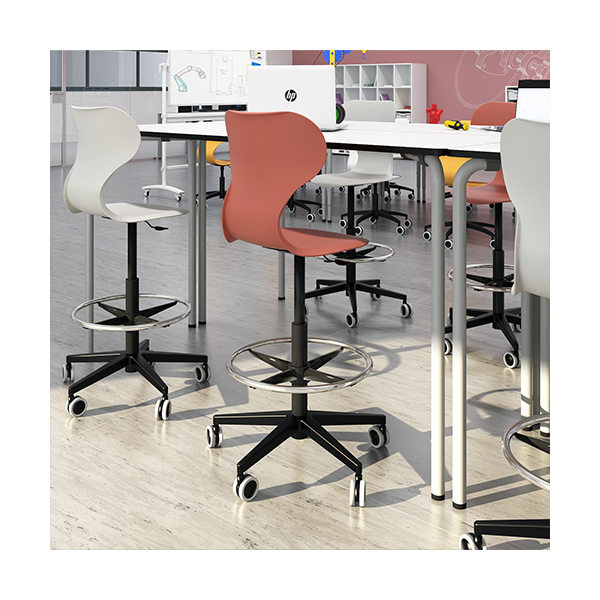 Taburete alto Mia Stool Negro