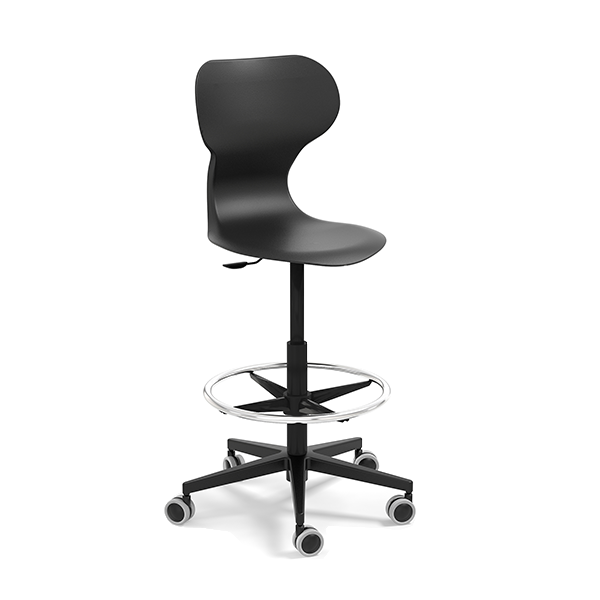 Taburete alto Mia Stool Negro