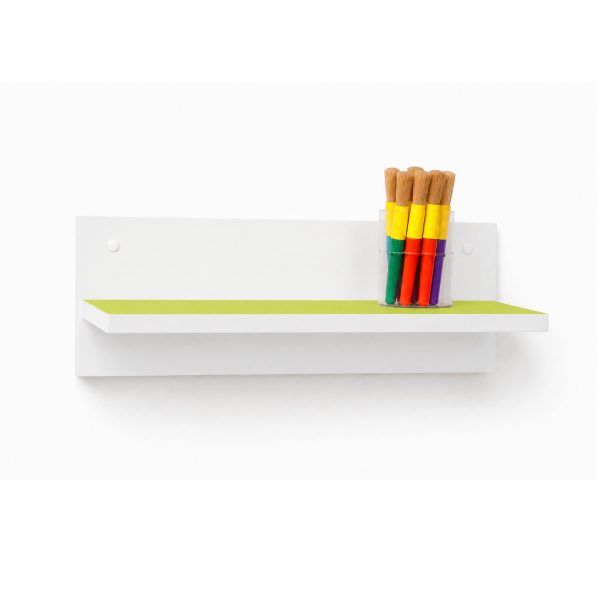 Balda soporte trasero 61 cm Blanco Verde