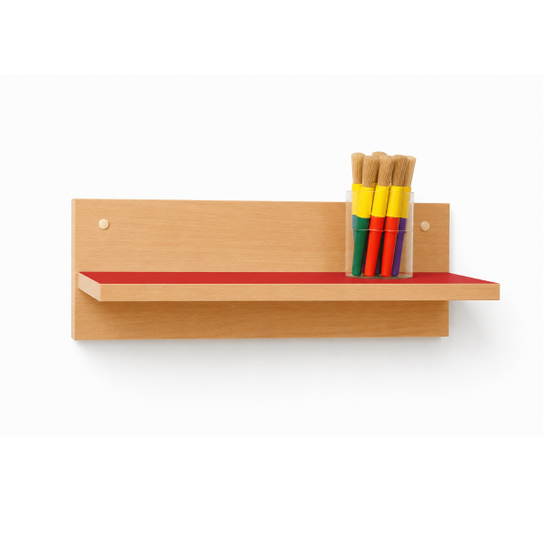 Balda soporte trasero 61 cm Haya Rojo