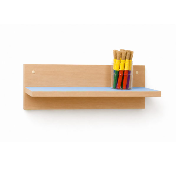 Balda soporte trasero 61 cm Haya Azul claro