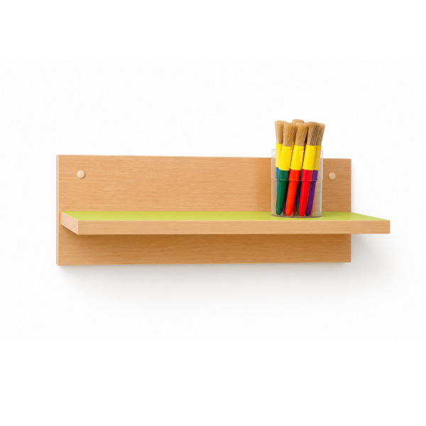 Balda soporte trasero 61 cm Haya Verde claro