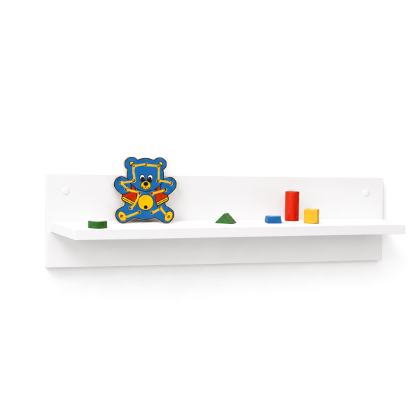 Balda soporte trasero 80 cm Blanco Blanco