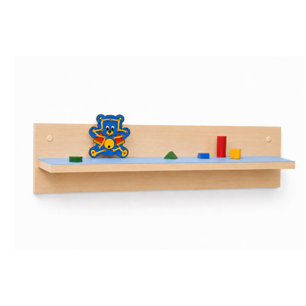 Balda soporte trasero 80 cm Haya Azul claro