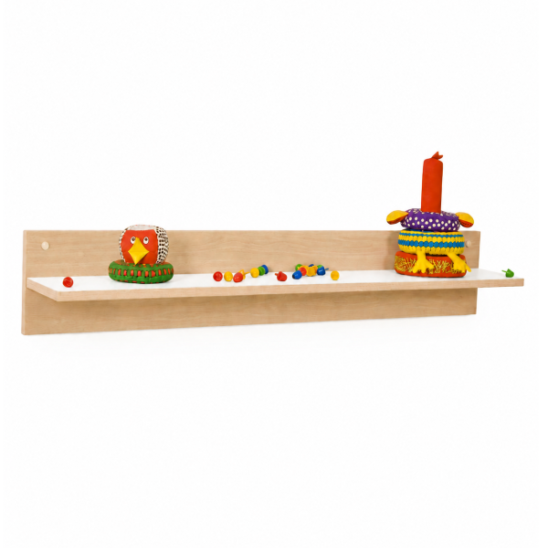 Balda soporte trasero 119 cm Haya Blanco