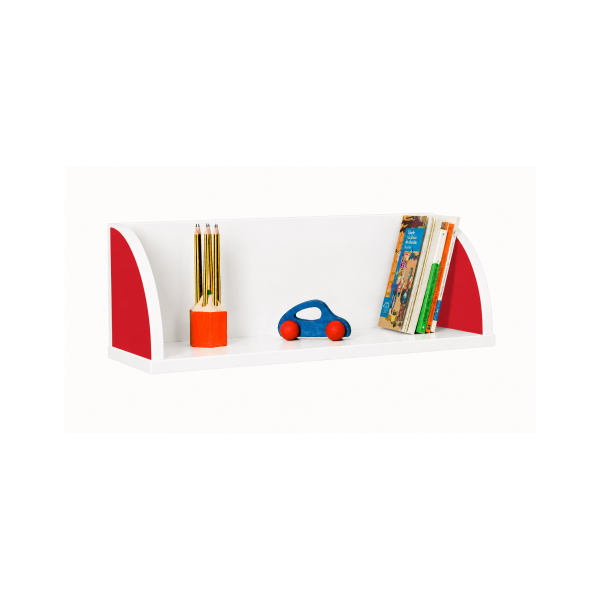 Balda laterales quesitos 61 cm Blanco Rojo