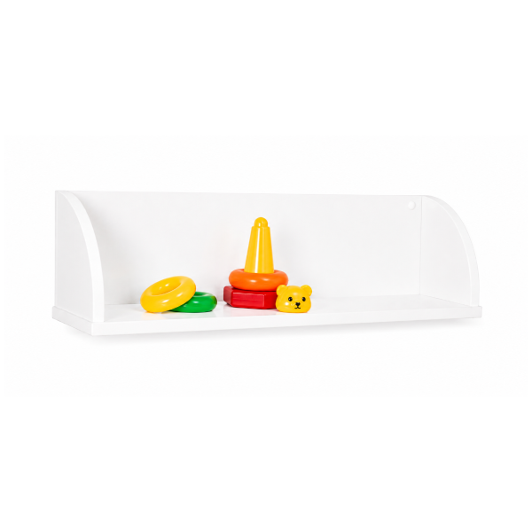 Balda laterales quesitos 80 cm Blanco Blanco