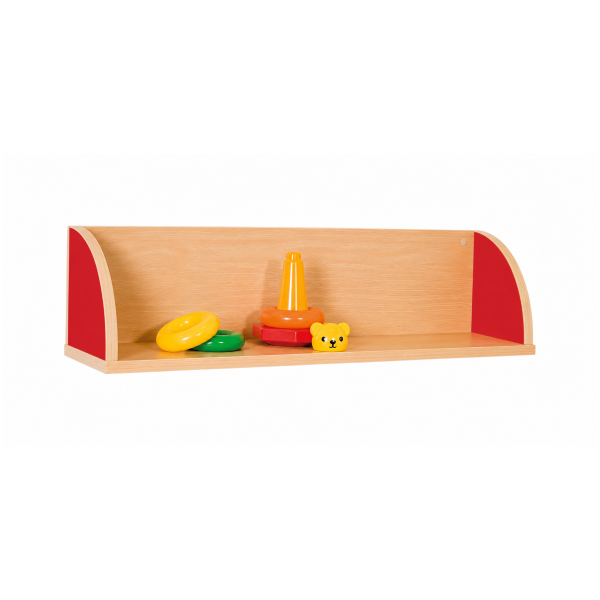 Balda laterales quesitos 80 cm Haya Rojo