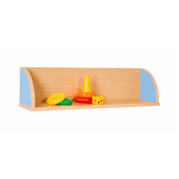 Balda laterales quesitos 80 cm Haya Azul claro