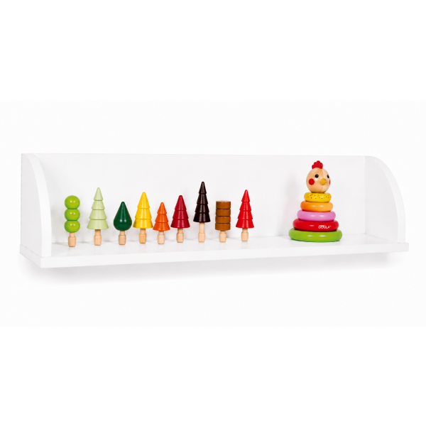 Balda laterales quesitos 119 cm Blanco Blanco